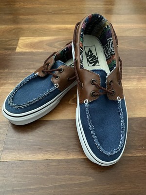 vans boat shoes tan