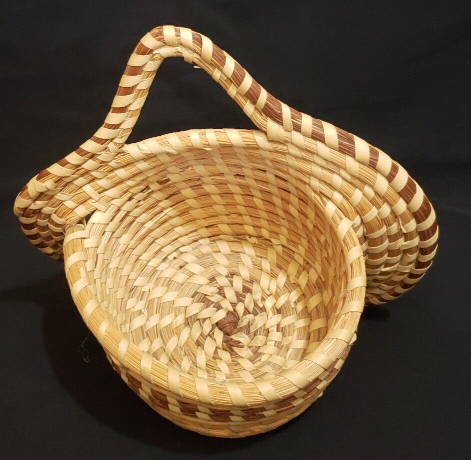 Sweetgrass Hanging Wall Basket South Carolina Charleston Gullah eBay