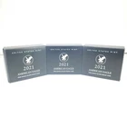 LOT OF 3 American Eagle 2021 One Ounce Silver Proof Coin San Francisco 21EMN