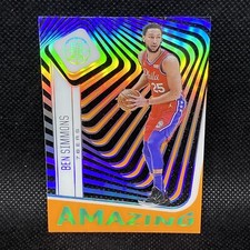 2020-2021 Panini Illusions Ben Simmons Amazing Orange Parallel No.8 Philadelphia