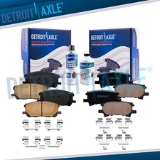 Front and Rear Ceramic Brake Pads for Lexus RX330 RX350 RX400H Toyota Highlander