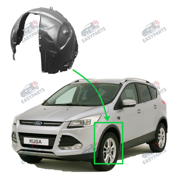 Radlauf StoßStange Locaro Reparatur Vorne Links FüR Ford Kuga 2012 - 2020-image