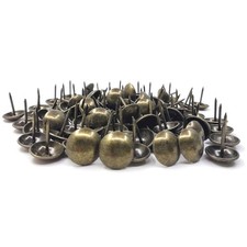 100pc Antique Bronze Domed Head Upholstery Nails Studs Tacks Pins Wood Furniture