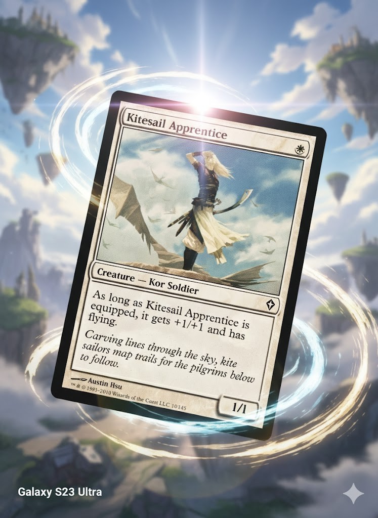 Kitesail Apprentice Worldwake MTG NM - PLS BUY SO I CAN AFFORD TWO-PLY TP AGAIN!