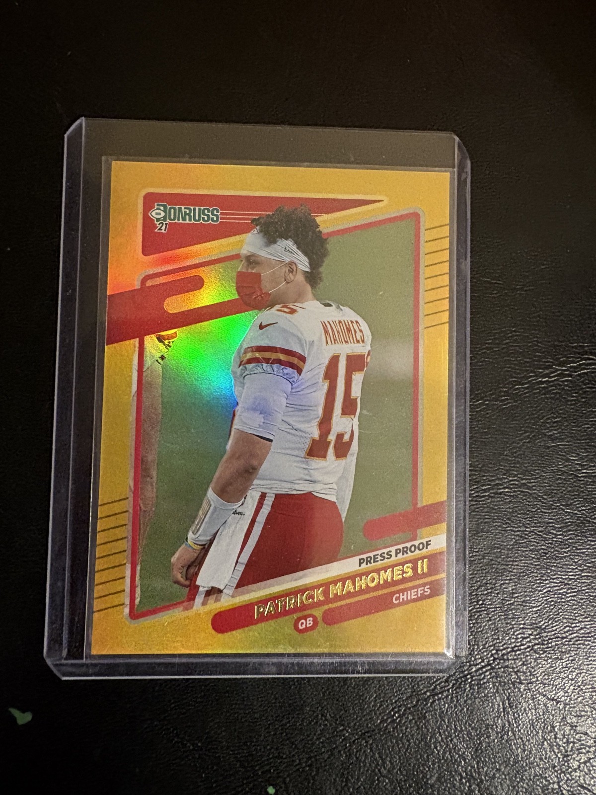 2021 Donruss Photo Variation Patrick Mahomes II #116 Press Proof Premium