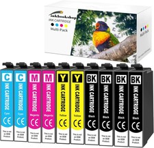 10x Patronen Für Epson XP-3200 2200 4200 2205 3205 4205 WF-2910 2930 2950 604XL