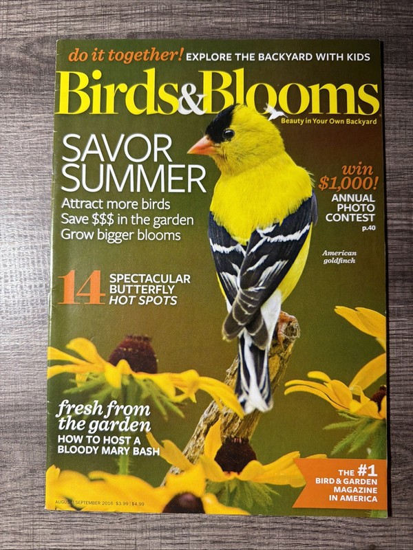 Birds & Blooms Magazine September 2016