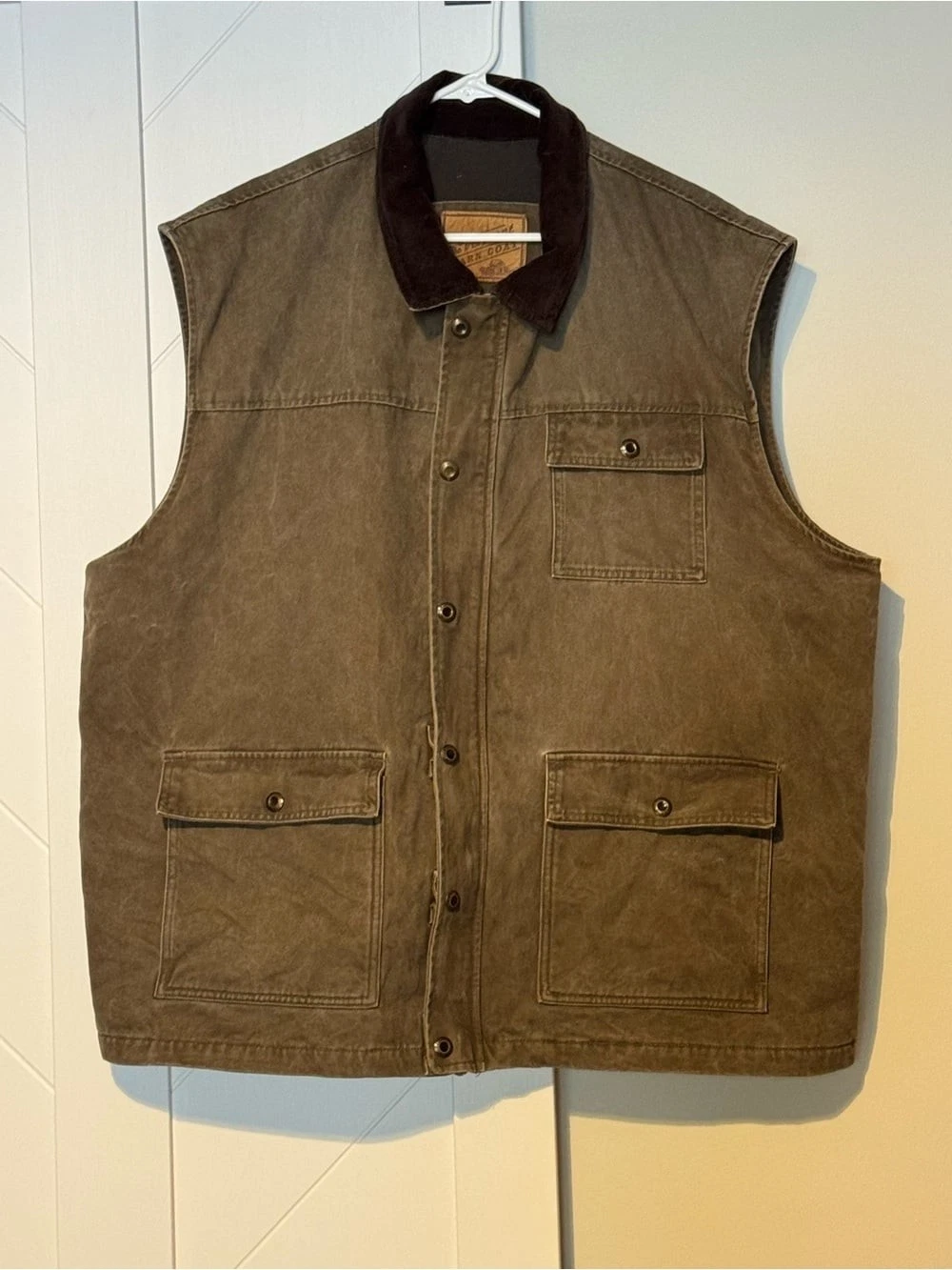The Vermont Country Store Original Barn Vest Fleece Lined XXL Workwear image 4