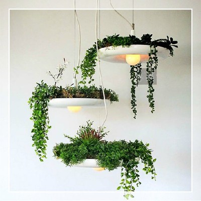 Modern Babylon Garden Plant Pendant Light Led Arylic Ceiling Lamp Fixture