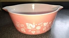 Vintage Pyrex Pink Gooseberry 2 1/2 Qt. 475 Casserole Dish no lid