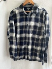 Eddie Bauer Men's Long Sleeve Black Plaid Flannel 2X men. 705
