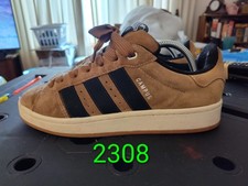 #2308 Adidas Campus Crude dal Portogallo 00s Ynuk Scarpe Uomo 9 Marrone Deserto IE2175