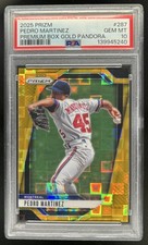 2025 Panini Prizm Pedro Martinez Prizm Premium Box Gold #/4 Expos PSA 10
