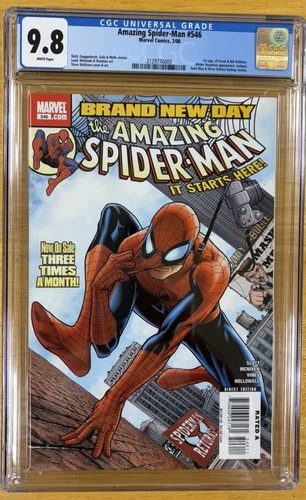 🔥AMAZING SPIDER-MAN #546 CGC 9.8 Brand New Day MCU Movie 1 st App Jackpot 1 2 3