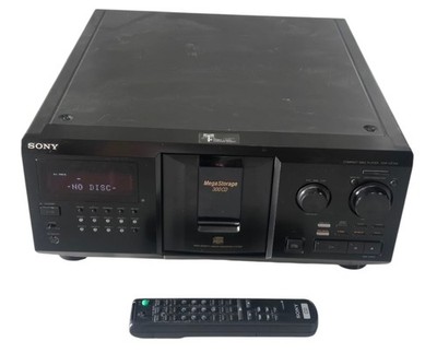 Sony MegaStorage CDP-CX355 300 CD Changer Player With Remote Tested Working