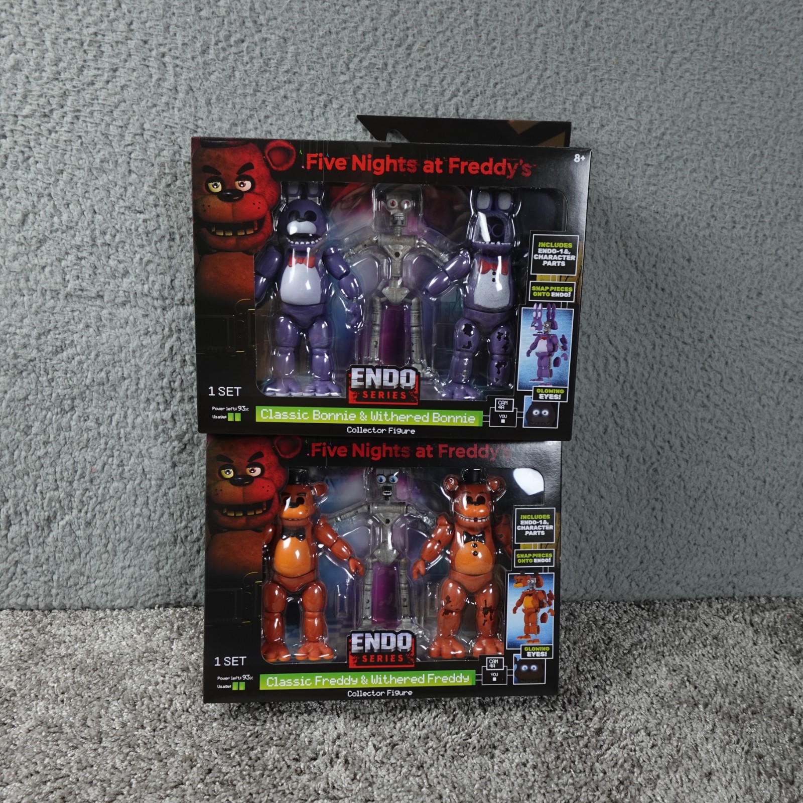 FNAF Five Nights At Freddys Jazwares Bonnie Freddy Endo Series 2 set