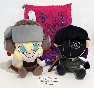 Makeship Psychopomp V2 & Mercury Plushies Fading Club Steam Indie Game Plush NEW