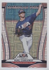2020 Panini Donruss American Pride Vector Burl Carraway Justin Verlander 0c6