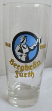 Bierglas Bergbr&auml;u F&uuml;rth/Bay. Glas 0,25 L