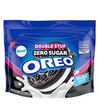 OREO Double Stuf Zero Sugar Chocolate Sandwich Cookies, 10.3 oz  10 X 2 Count
