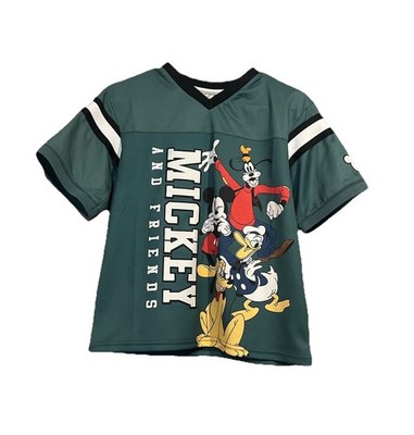 Disney x Cotton:On Kids Collab Green Football Jersey Mickey