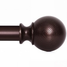 BRIOFOX Bronze Curtain Rods for Windows 48 to 84 Inch 4-7.33ft - 1'' Diameter H