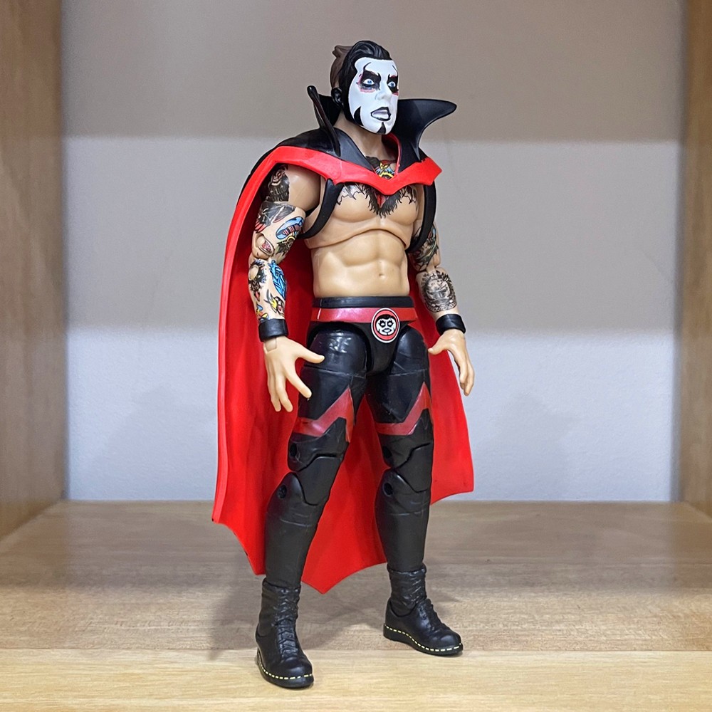 AEW Danhausen Wrestling Action Figure Jazwares Very Nice Very Evil