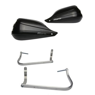 BarkBusters Storm Black Handguard & Two Point Mount BMW F700GS 2013-2018