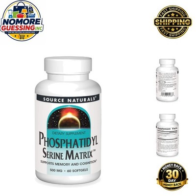 Ultra-Efficient 500mg Phosphatidyl Serine Softgels - Improve Memory & Focus