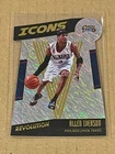 2015-16 NBA Revolution Icons Die Cut Insert Allen Iverson 76ers #22