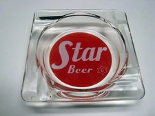 Circa 1950s Dubuque Star Beer Enameled Ashtray, Iowa