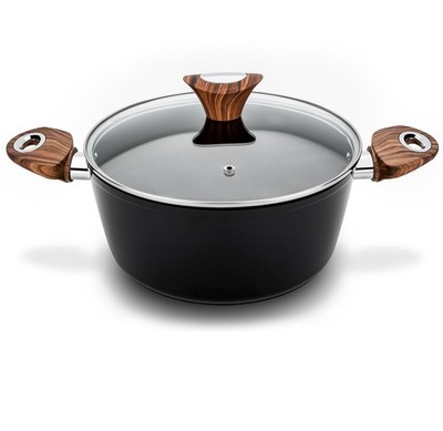 Phantom Chef PC-015G-001 4.4 Qt Casserole - Black (pc015g001)