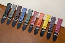 Quick Release Stingray Watch Band, 16mm - 24mm Men Stingray Watch Band Unpadded