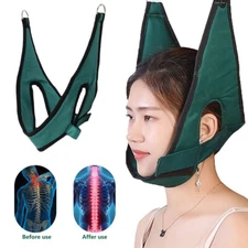 Hanging Cervical Neck Traction Device Collar Brace Support Pain Relief Stretcher