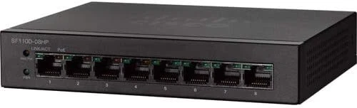 Cisco SF110D-08HP 8-Port 10/100 PoE Desktop Switch - Image 2 of 4
