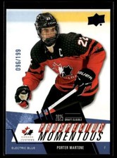 2024-25 Prospectus Momentous Electric Blue Porter Martone /199 #PM-31