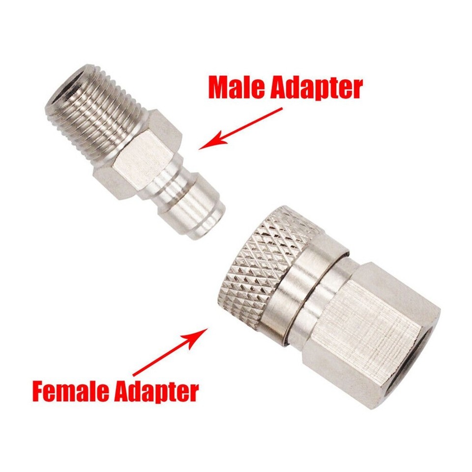 High Quality Stainless Steel 8mm PCP Quick Disconnect Male & Female