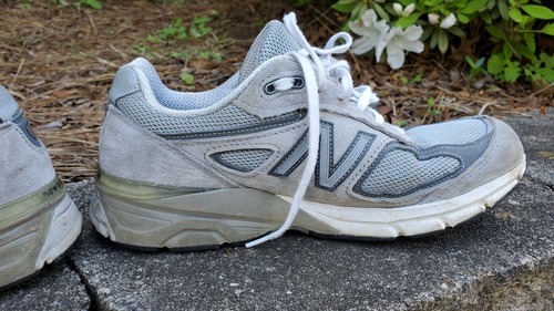 New Balance 990v4 Castlerock Grey Shoes W990GL4 Women's Size 8.5 2A Made in USA - Picture 13 of 17