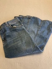 Gitano Jean Skirt Women's 18 A-Line Blue Denim