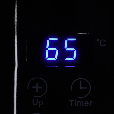 Scaldaolio Per Massaggi - Dispenser Elettrico Con Controllo Temperatura 30-65°C, Per Bottiglia Singola, Display LED - Foto 2