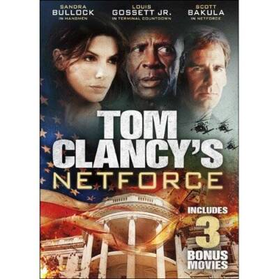 Tom Clancys Netforce - Plus 3 Bonus Movies - DVD - GOOD