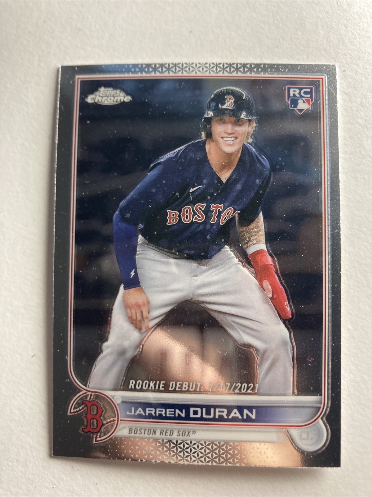 2022 Topps Chrome Update Series - Rookie Debut #USC70 Jarren Duran (RC)