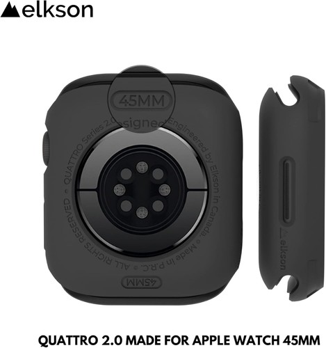 Elkson kompatybilny z obudową zderzaka Apple Watch 45 mm, seria Quattro 2.0 wytrzymała - Zdjęcie 2 z 7