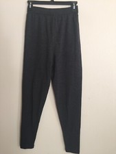 Vintage Kenzo Italian Made Merinos Wool High Waisted Black Pants. Size M