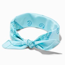 ICING Mint Paisley Silky Bandana Headwrap G131424-1 LOC. G 