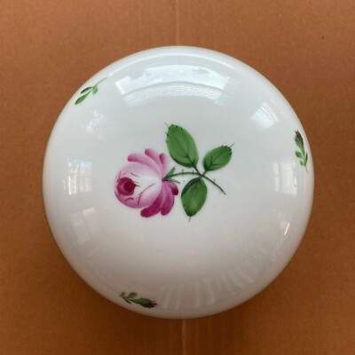 Vintage ca. 1960 Augarten Wien Rose Bonbonniere