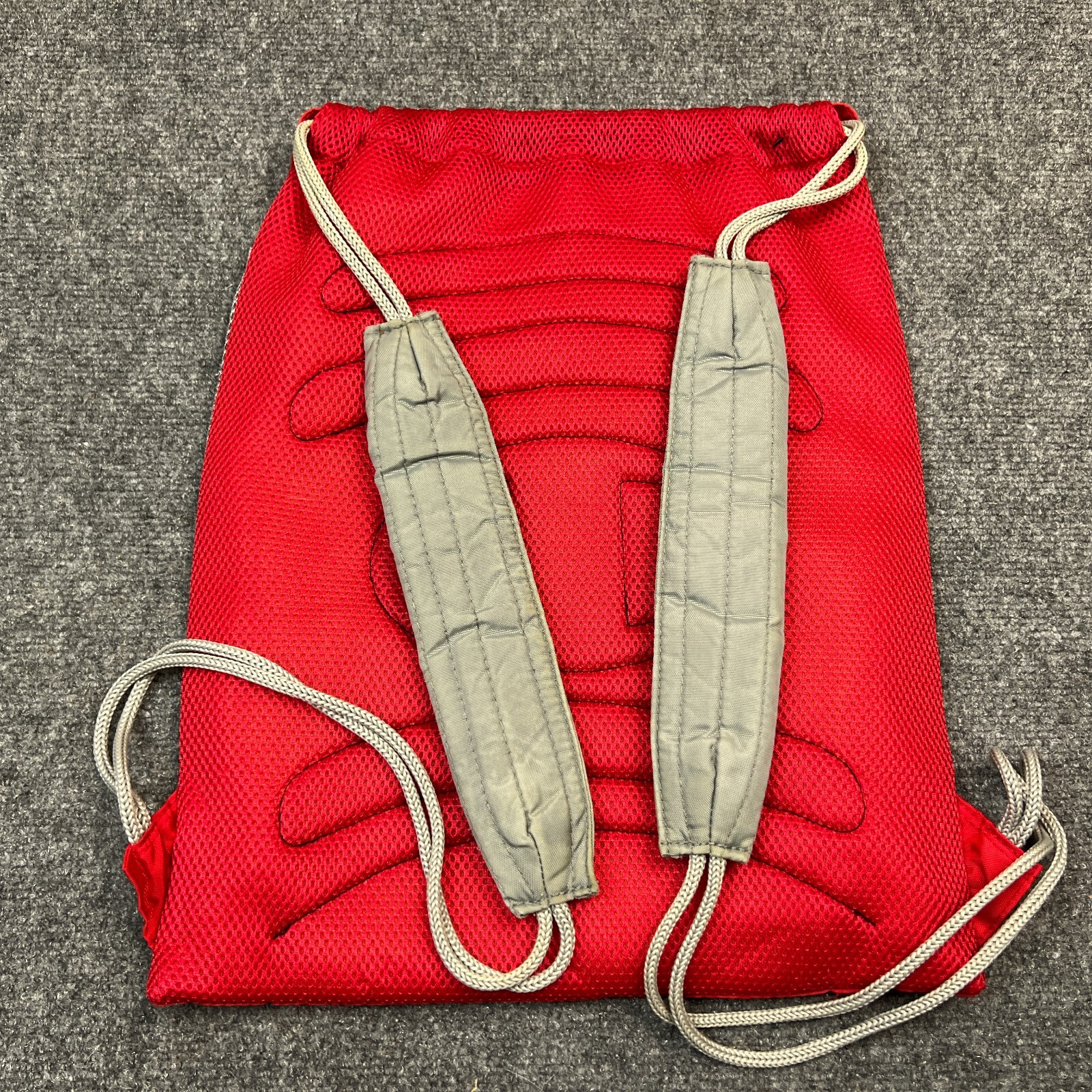 Champion Big Logo Drawstring Backpack Padded Red … - image 6