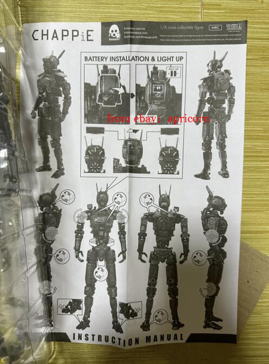 Threezero 1/6 Chappie Action Figure Collectible Limited Edition