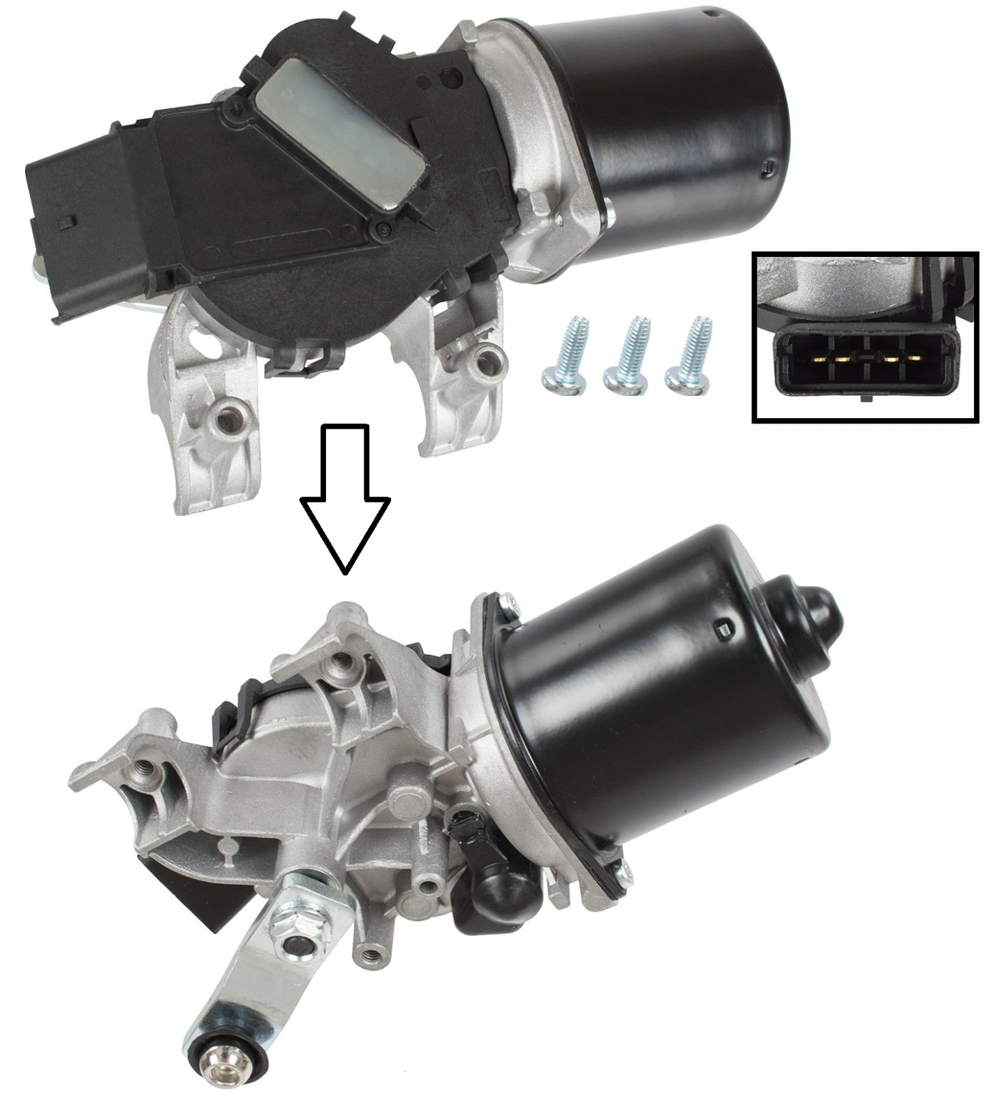 Moteur essuie-glace avant Nissan Qashqai 28800-JD900 pièce mécanisme de remplacement