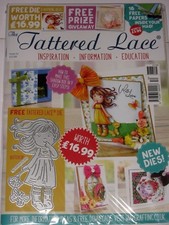 TATTERED LACE MAGAZINE 52 INCLUDES A FREE DIE SET LITTLE GIRL FOR CARDS IDEAS